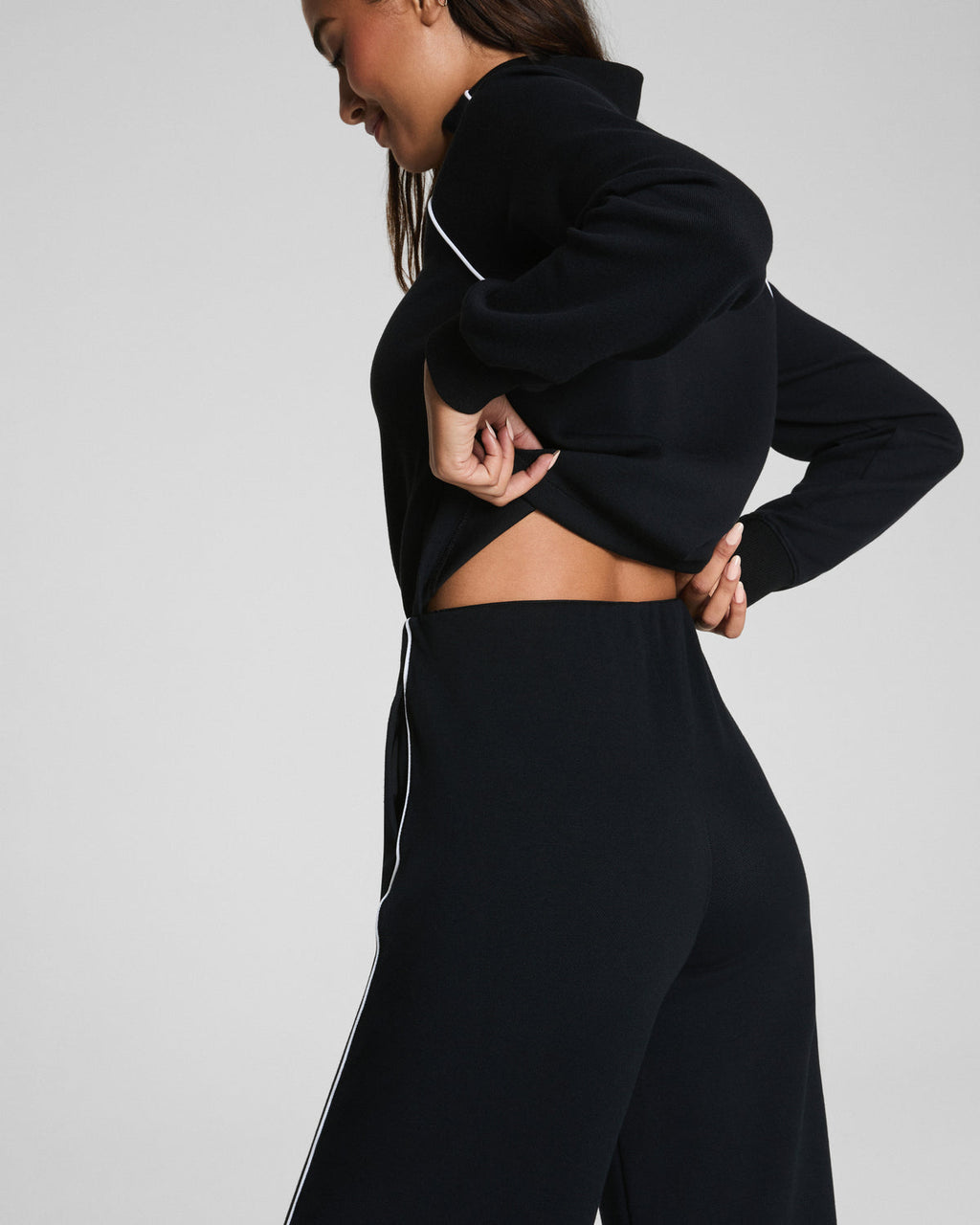 AirEssentials Pique Half Zip Jumpsuit