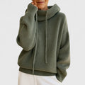 Marie Cozy Knit Hoodie