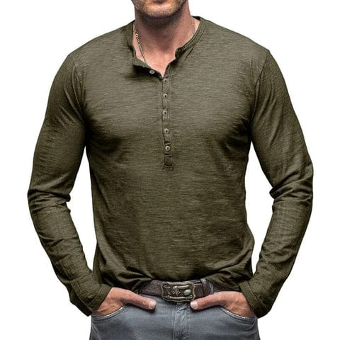 André Ferran Slub Jersey Henley