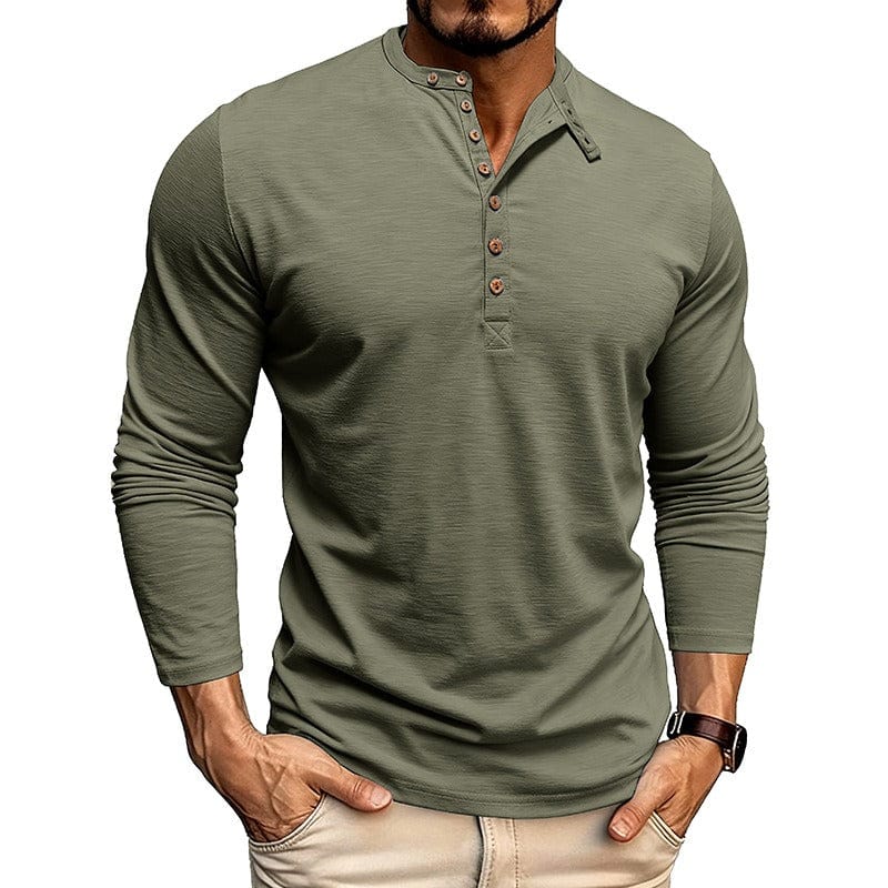 André Ferran Slub Jersey Henley