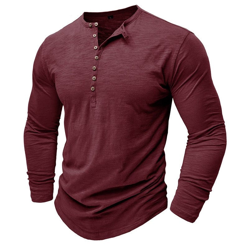André Ferran Slub Jersey Henley