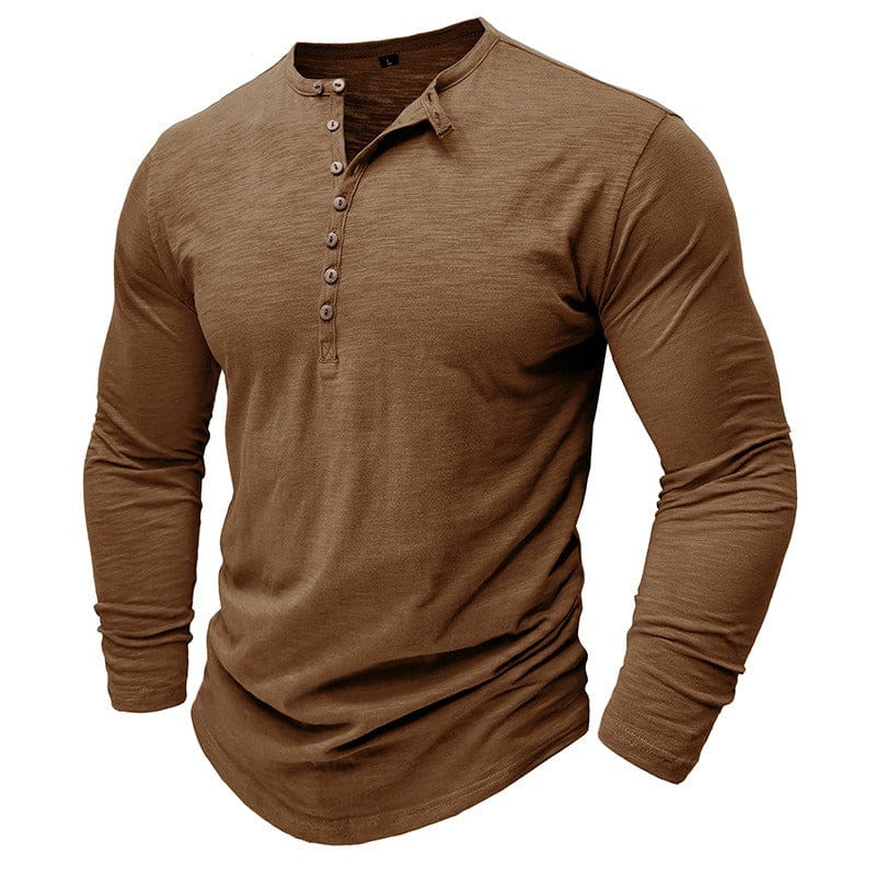 André Ferran Slub Jersey Henley