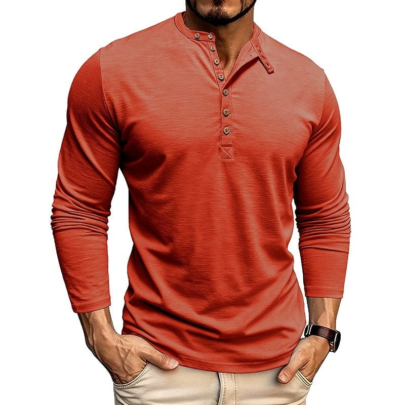 André Ferran Slub Jersey Henley