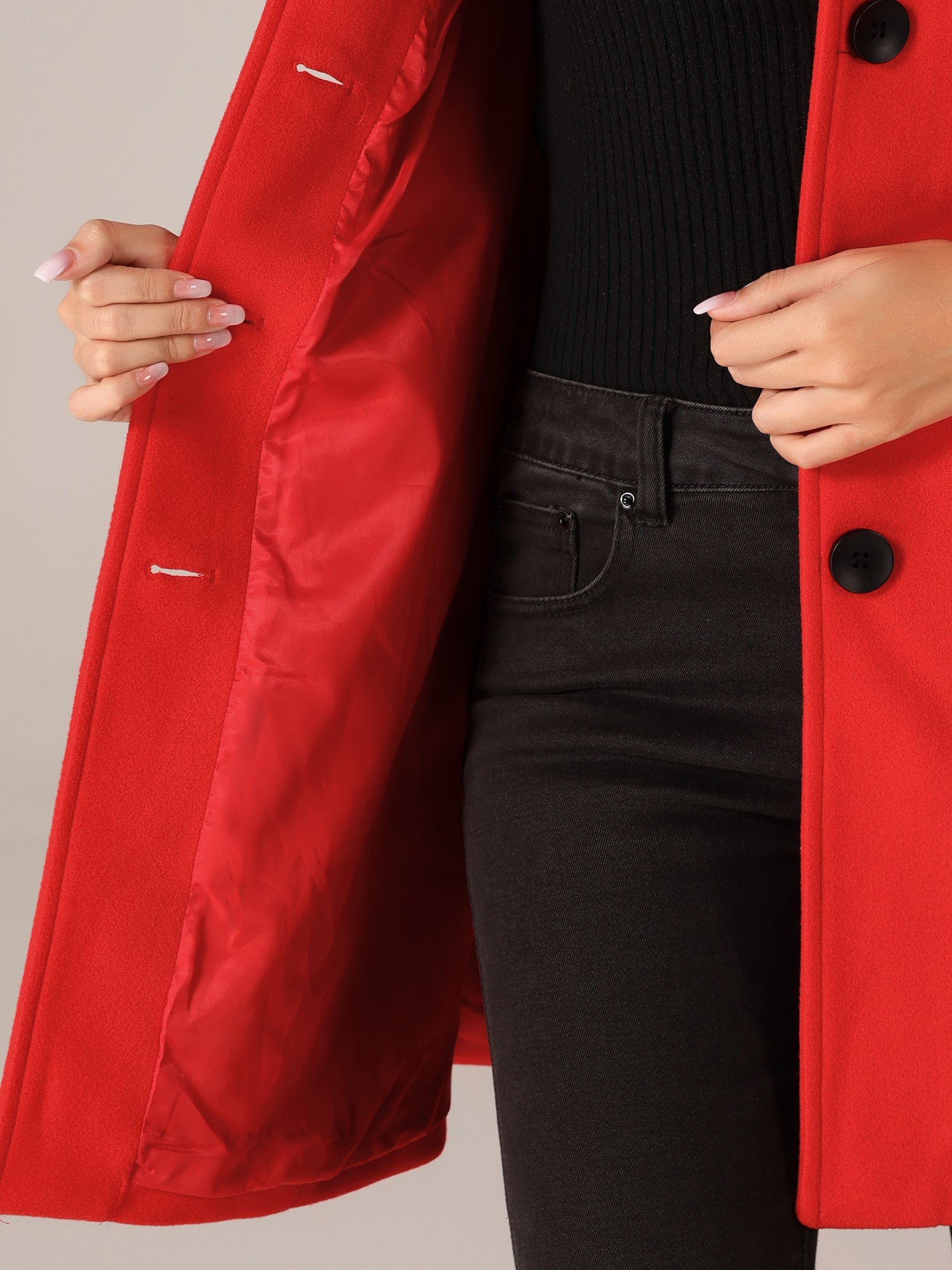 Josephine Women's Single Breasted Winter Trench Coat